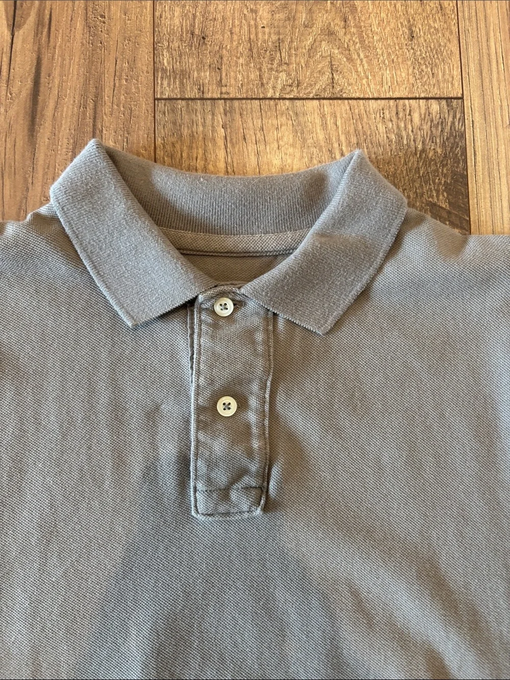 J.Crew Men's Classic Gray Vintage Polo